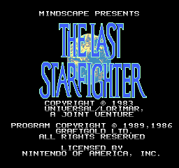 Last Starfighter, The (USA) Title Screen